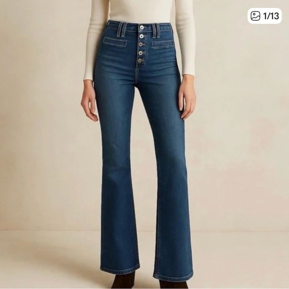 Pilcro Denim - Anthropologie Pilcro High Rise Trouser
Bootcut Jeans Size 28